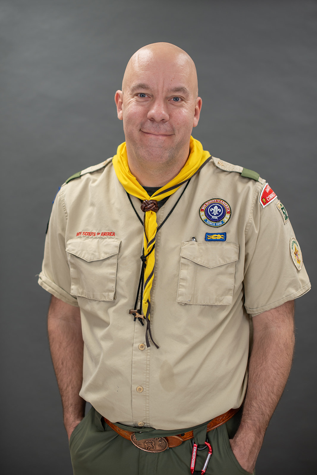 Scoutmaster Nikolai Oun